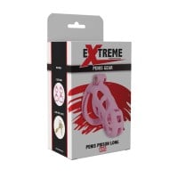 Hidden Desire Extreme Penis Prison Cock Cage Long Pink