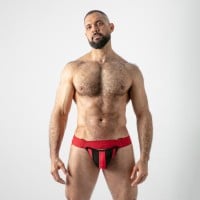 Jocksy Locker Gear LK0137 Open Access Jockstrap červené