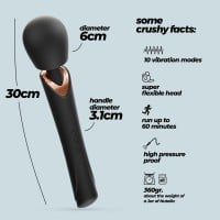 Vibračná masážna hlavica Crushious Holly