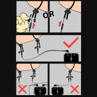 Slučky na penis DG-LAB Conductive Rubber Rings 4 mm PRO SP