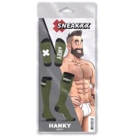 Ponožky SneakXX Hanky ARMY