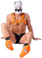 Ponožky Kinky Puppy Paw oranžové