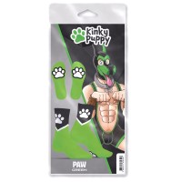 Kinky Puppy Paw Socks Green
