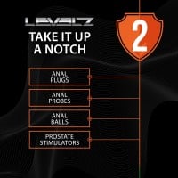 Levelz Quad Rattle Anal Plug XL