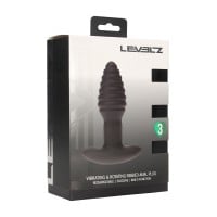 Levelz Vibrating & Rotating Ribbed Anal Plug