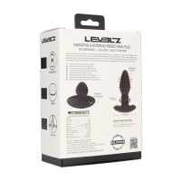 Levelz Vibrating & Rotating Ribbed Anal Plug
