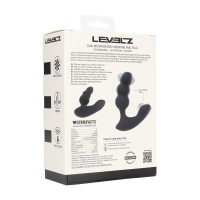 Vibračný stimulátor prostaty Levelz Dual Motor Beaded Vibrating Anal Plug