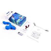 Dvojitý vibrátor Magic Motion Magic Ponder modrý