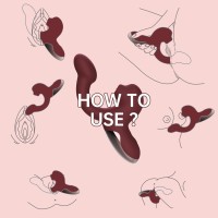 Dvojitý vibrátor Magic Motion Magic Ponder modrý