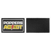 Darklands Poppers Addict Velcro Tag