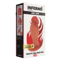 Análny kolík Hidden Desire Inferno Realistic Anal Dildo Plug 13 cm
