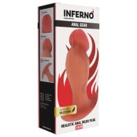 Análny kolík Hidden Desire Inferno Realistic Anal Dildo Plug 16 cm