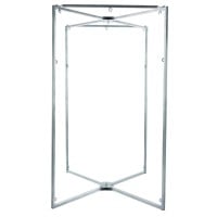 Sada kovového rámu a koženého slingu Mr Sling strieborno-modrá