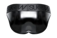 Slipy Sukrew Wet Look Classic Brief Fetish Black