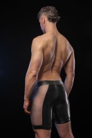 Boxerky Sukrew Wet Look Sprint Fetish Black