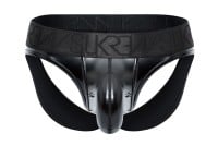 Slipy Sukrew Wet Look V Brief Fetish Black