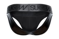 Slipy Sukrew Wet Look V Brief Fetish Black