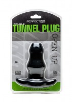 Anální tunel Perfect Fit Double Tunnel Plug M černý