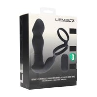 Vibračný stimulátor prostaty Levelz Remote Controlled Prostate Stimulator With Cock Ring
