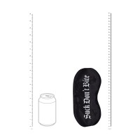 Ouch! Suck Don't Bite Satin Blindfold