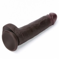 Realistické dildo Lovetoy Sliding Skin Pro II 8.5″ čierne
