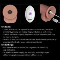 Lovetoy Vibrating Sliding Skin Pro II Dual Layer Silicone Dong 8.5″