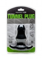 Análny tunel Perfect Fit Double Tunnel Plug L čierny