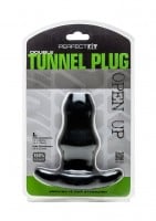 Perfect Fit Double Tunnel Plug L Black