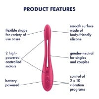 Multifunkční vibrátor Satisfyer Elastic Game Battery Series