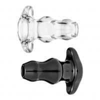 Perfect Fit Double Tunnel Plug L Clear