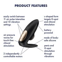 Stimulátor pro páry Satisfyer Pro 4 Couples Battery Series