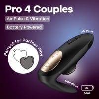Stimulátor pro páry Satisfyer Pro 4 Couples Battery Series