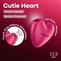 Stimulátor klitorisu Satisfyer Cutie Heart Battery Series
