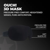 Maska na oči Ouch! 3D Mask červená
