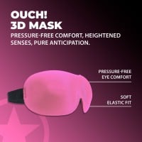 Maska na oči Ouch! 3D Mask červená