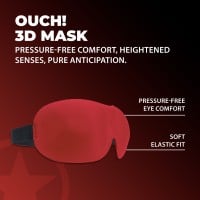 Maska na oči Ouch! 3D Mask červená