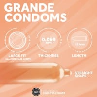 EXS Grande XL Condoms 12 Pack
