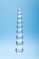 Sklenené dildo Clarity Elysian Pearls