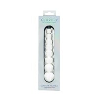 Sklenené dildo Clarity Elysian Pearls
