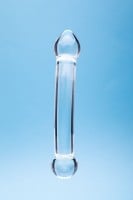 Sklenené dildo Clarity Celestial Purity