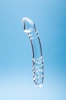 Sklenené dildo Clarity Celestial Desire