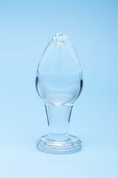 Sklenený análny kolík Clarity Utopian Bud