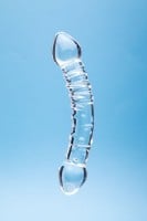 Sklenené dildo Clarity Celestial Bliss