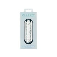 Clarity Seraphic Ripple Glass Dildo