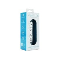 Clarity Seraphic Ripple Glass Dildo
