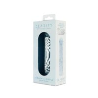 Clarity Seraphic Ripple Glass Dildo