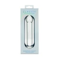 Skleněné dildo Clarity Seraphic Shaft
