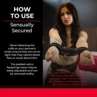 Putá na suchý zips Sei Mio Sensually Secured