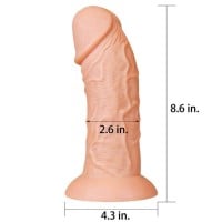 Lovetoy Realistic Curved Dildo 8.5″