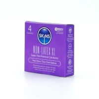 Kondómy Skins Non-Latex XL 4 ks